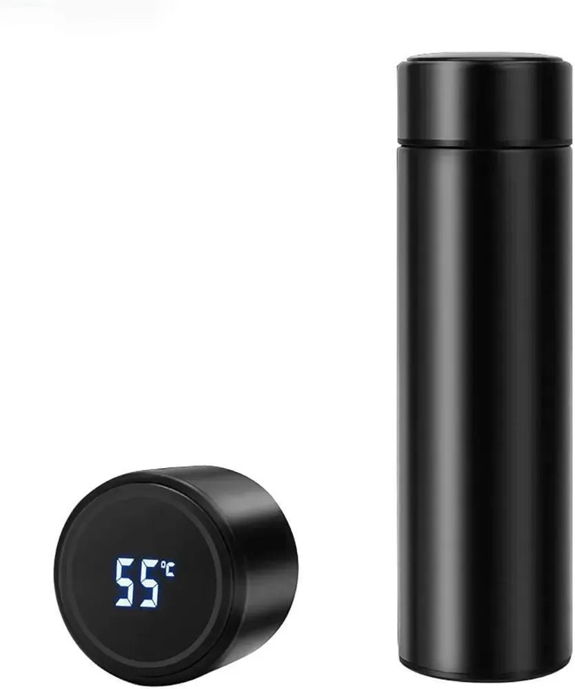 Smart Thermos Water Bottle LED Digital Temperature Water Bottle Display Stainless Steel Coffee Thermal Vaccum Mug Intelligent Insulation Cups Vacuum Flask Temperature Bottles