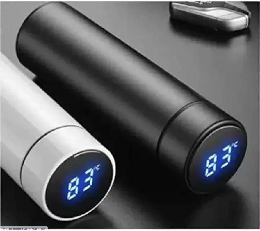 Smart Thermos Water Bottle LED Digital Temperature Water Bottle Display Stainless Steel Coffee Thermal Vaccum Mug Intelligent Insulation Cups Vacuum Flask Temperature Bottles